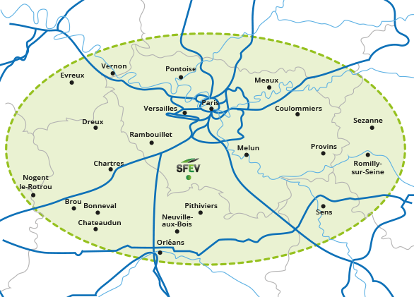 Secteur d'intervention de SFEV